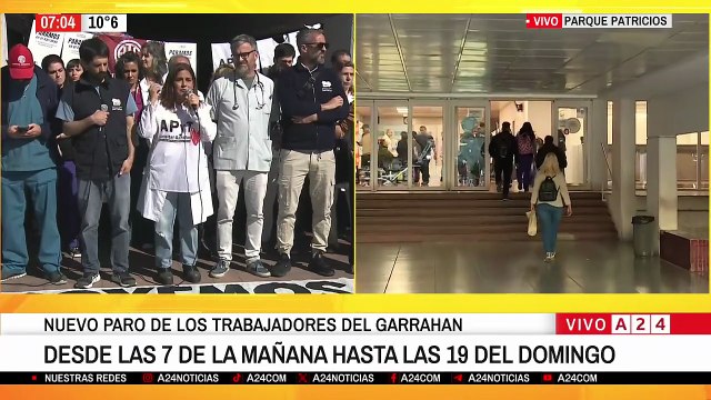Trabajadores del Hospital Garrahan inician un paro de 48 horas y distintas protestas