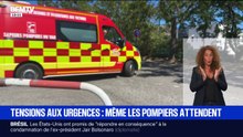 Tensions aux urgences: les pompiers attendent aussi