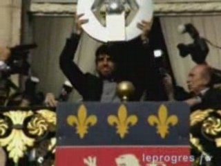 Lyon Champion 2008 "Fête Place Des Terreaux" Hotel De Ville