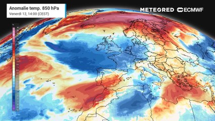 Aria calda sul Mediterraneo