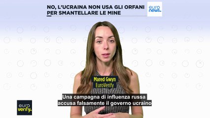 No, l'Ucraina non usa i bambini orfani per smantellare le mine