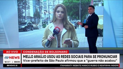 Mello Araújo disse que “guerra não acabou” após condenação de Bolsonaro