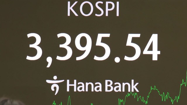 코스피 3,395 마감...3일 연속 사상 최고치 행진 / YTN