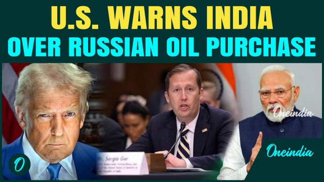 ‘India must Stop..' US Ambassador pick to India Sergio Gor threatens India over Russian Oil Purchase
