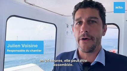 Ils assemblent des éoliennes en 24 heures