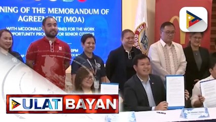 Sikat na fast food chain sa Davao, tatanggap na ng empleyadong senior citizen| ulat ni Ysrael Damaolao ng PTV Davao