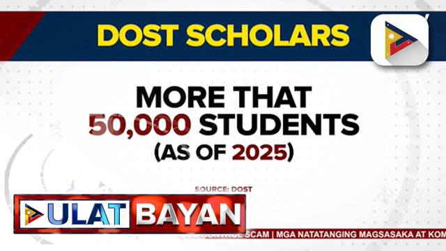 DOST, target mapalawak ang kanilang scholarship program | ulat ni Isaiah Mirafuentes