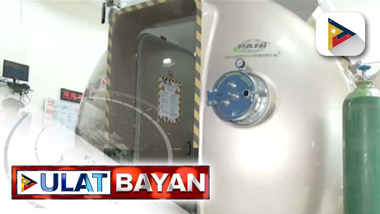 Hyperbaric Institute sa Southern Philippines Medical Center sa Davao City, ibinida ang kanilang bagong makina para sa malalang mga sugat mula sa iba't ibang uri ng sakit | ulat ni Janessa Felix ng PTV Davao