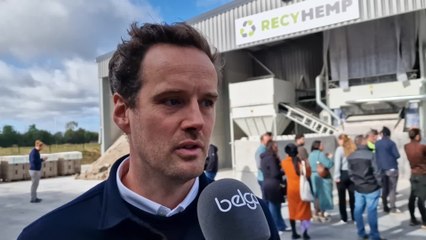 IsoHemp inaugure à Fernelmont la première unité de recyclage de béton de chanvre au monde