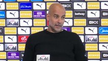 FOOTBALL: Premier League: Manchester City news conference (Guardiola)