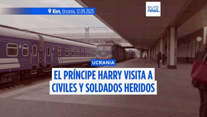 El príncipe Harry visita por sorpresa a los soldados heridos en Ucrania