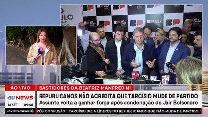 Republicanos não acredita que Tarcísio mude de partido