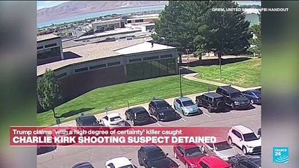 Trump says suspect in Charlie Kirk murder in custody