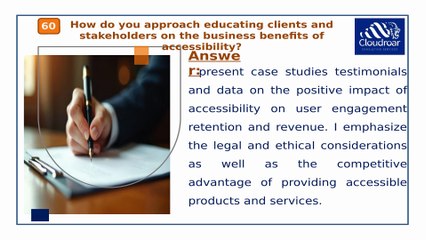 Top 10 Interview Questions for Accessibility Specialty Engineer Role to Ace Your Career | Part 7