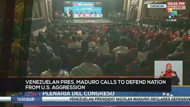 FTS 8:30 12-09: Venezuelan pres. Maduro calls to defend nation from U.S. aggression