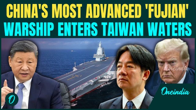South China Sea Breaking: China’s Third & Most Advanced Aircraft Carrier Fujian Breaks Taiwan Strait