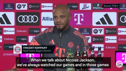Kompany excited by Jackson's potential for Bayern