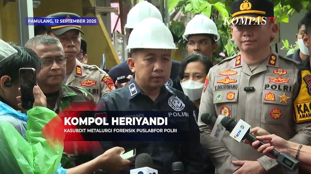 Kata Polisi Usai Olah TKP Ledakan di Pamulang, 4 Tabung Gas Diamankan