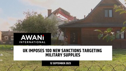 UK imposes 100 new sanctions targeting military supplies