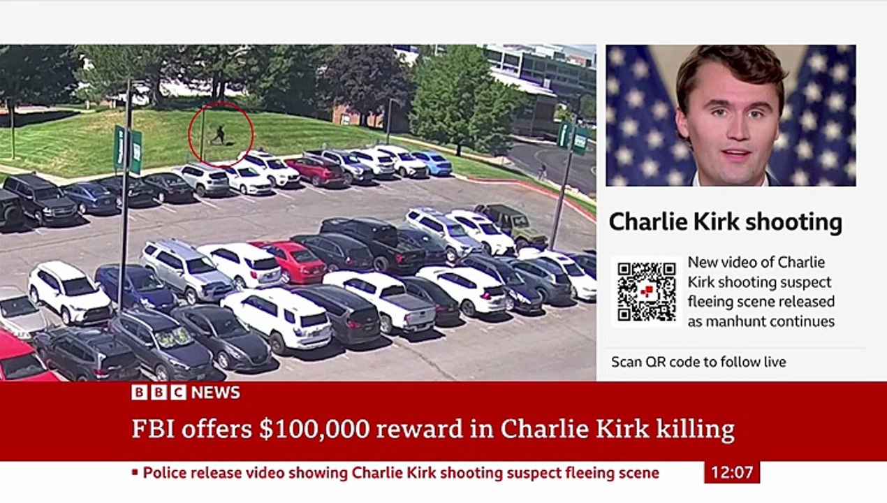 Barry Donadio Prior to capture of Charlie Kirk Suspect BBC News BBC News Sept 12th 2025 Morning