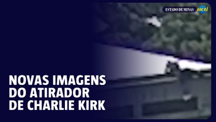 Câmeras flagram momento que atirador sai do telhado