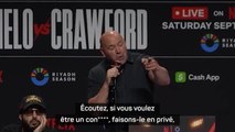Boxe - Dana White insulte un journaliste de con**** en pleine conférence de presse