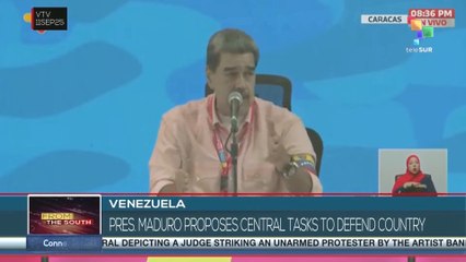Venezuela , president Maduro proposes central tasks to defend the nation