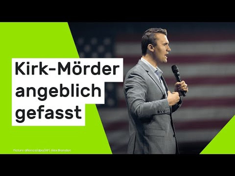 Donald Trump: Kirk-Mörder angeblich gefasst - Attentäter soll in Untersuchungshaft sitzen