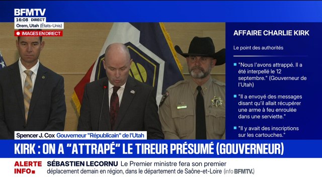 Hey fasciste ! : les inscriptions sur les cartouches de l'arme du suspect dans la mort de Charlie Kirk dévoilées