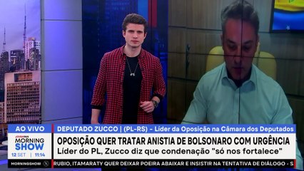 Zucco sobre condenação de Bolsonaro: “A decisão tem que ser JURÍDICA e não POLÍTICA”