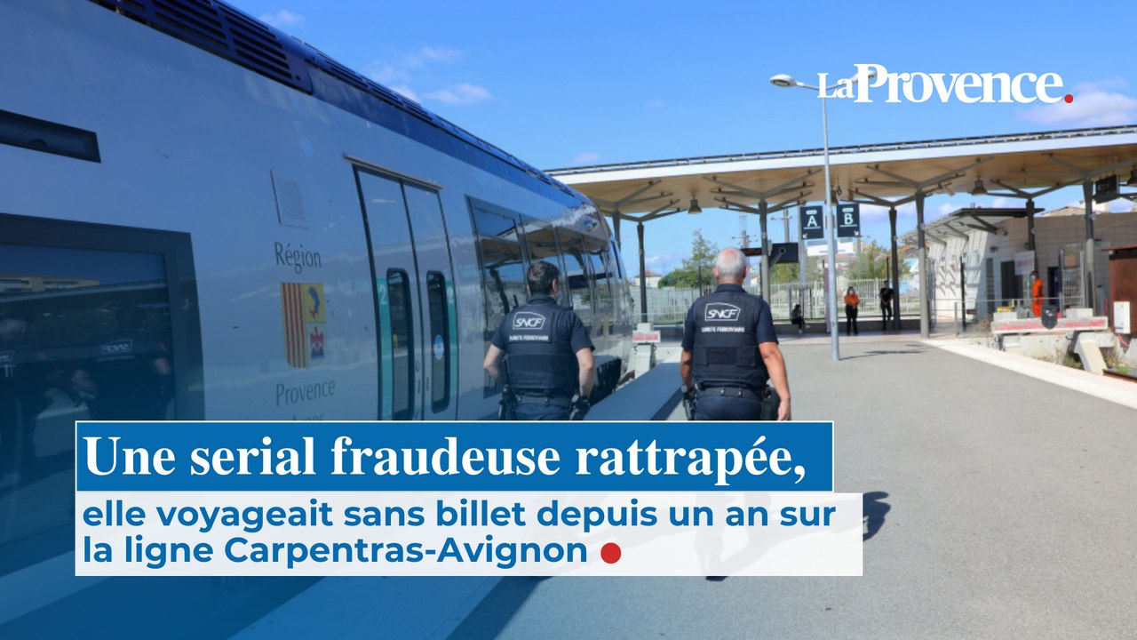 Une serial fraudeuse rattrapée, elle voyageait sans billet depuis un an sur la ligne  Carpentras-Avignon