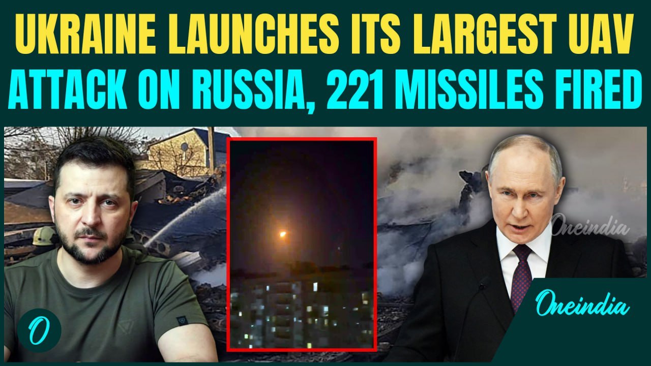 Russia-Ukraine War Latest: Ukraine Rains 221 Kamikaze Missiles on Russia; DEADLIEST Attack Yet