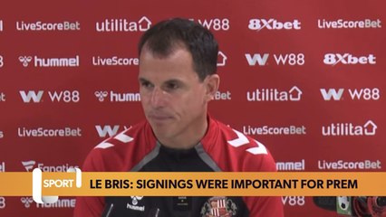 Régis Le Bris insists influx of Sunderland signings were needed for Premier League