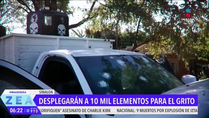 Anuncian operativo en Sinaloa para reforzar seguridad el 15 de septiembre