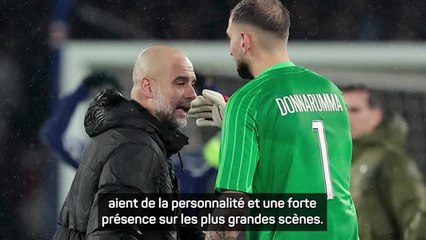 Man City - Guardiola ravi de l'arrivée de Donnarumma : "Il est immense"