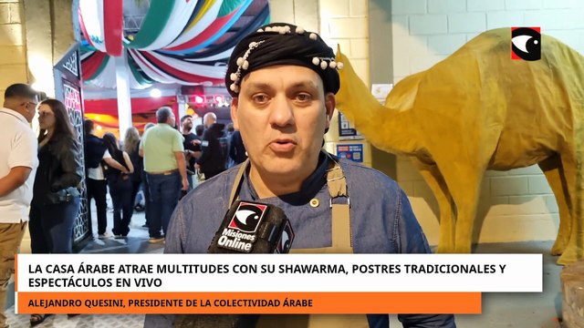 La Casa Árabe atrae multitudes con su shawarma, postres tradicionales y espectáculos en vivo