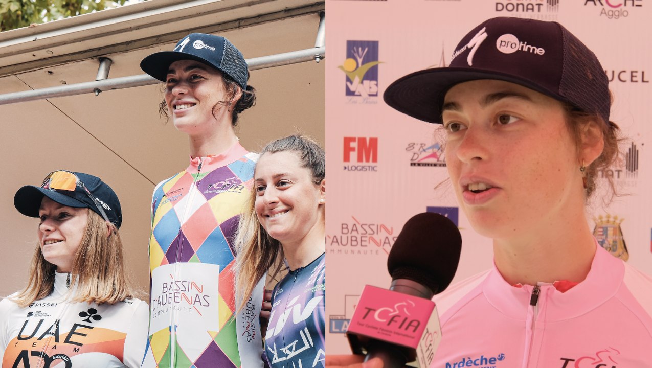 Cyclisme - Tour Cycliste Féminin International de l'Ardèche 2025 -  Mischa Bredewold, le chrono et la 4e étape, Maeva Squiban 2e