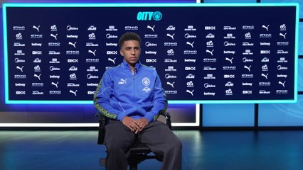 Rico Lewis on signing a contract extension at Manchester City