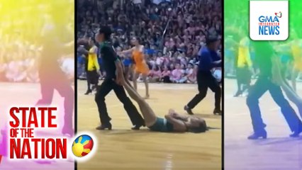 Puksaan sa dancesport competition, nagpasaya sa sports event ng isang unibersidad | SONA
