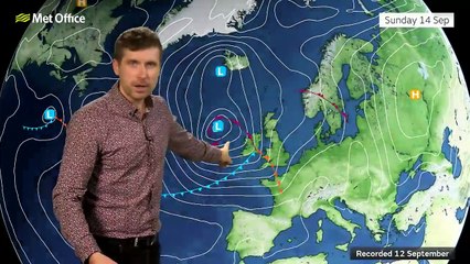 Met Office 14 Day Weather Outlook 12/09/2025
