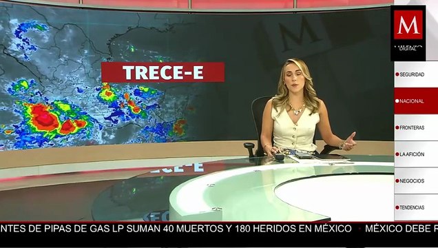 Clases suspendidas en Lázaro Cárdenas, Michoacán, debido a la Depresión Tropical 'Trece-E'