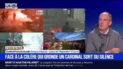 Crise sociale: "On ne peut pas s'habituer à la violence", explique Cardinal François Bustillo, évêque d'Ajaccio