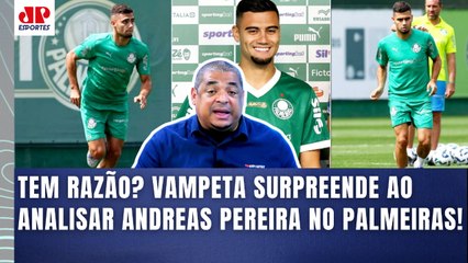 "EU VOU FALAR! O Andreas Pereira pra mim É MELHOR QUE..." Vampeta POLEMIZA! | Estreia no Palmeiras