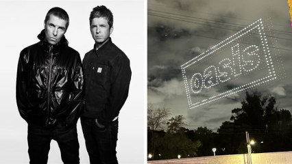 Oasis sorprende a la CDMX con show de drones previo a sus conciertos en el Estadio GNP Seguros