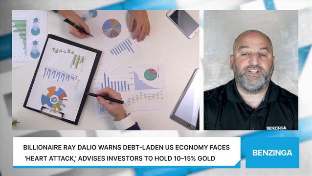 Billionaire Ray Dalio Warns Debt-Laden US Economy Faces 'Heart Attack,' Advises Investors To Hold 10–15% Gold