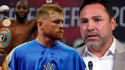 Óscar De La Hoya predicts what will happen in the Canelo Álvarez vs. Terence Crawford fight