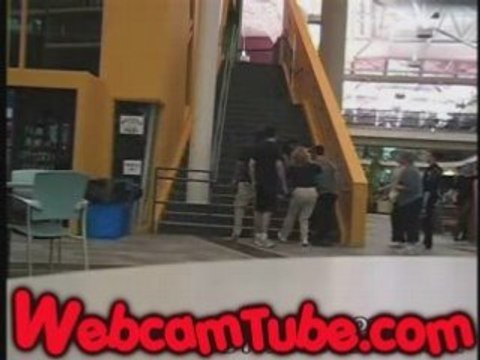 Moron In Wheelchair Goes Down Stairs