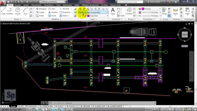 Autocad - Herramientas de capas, igualar capas, aislar, desactivar. Tutorial en español HD