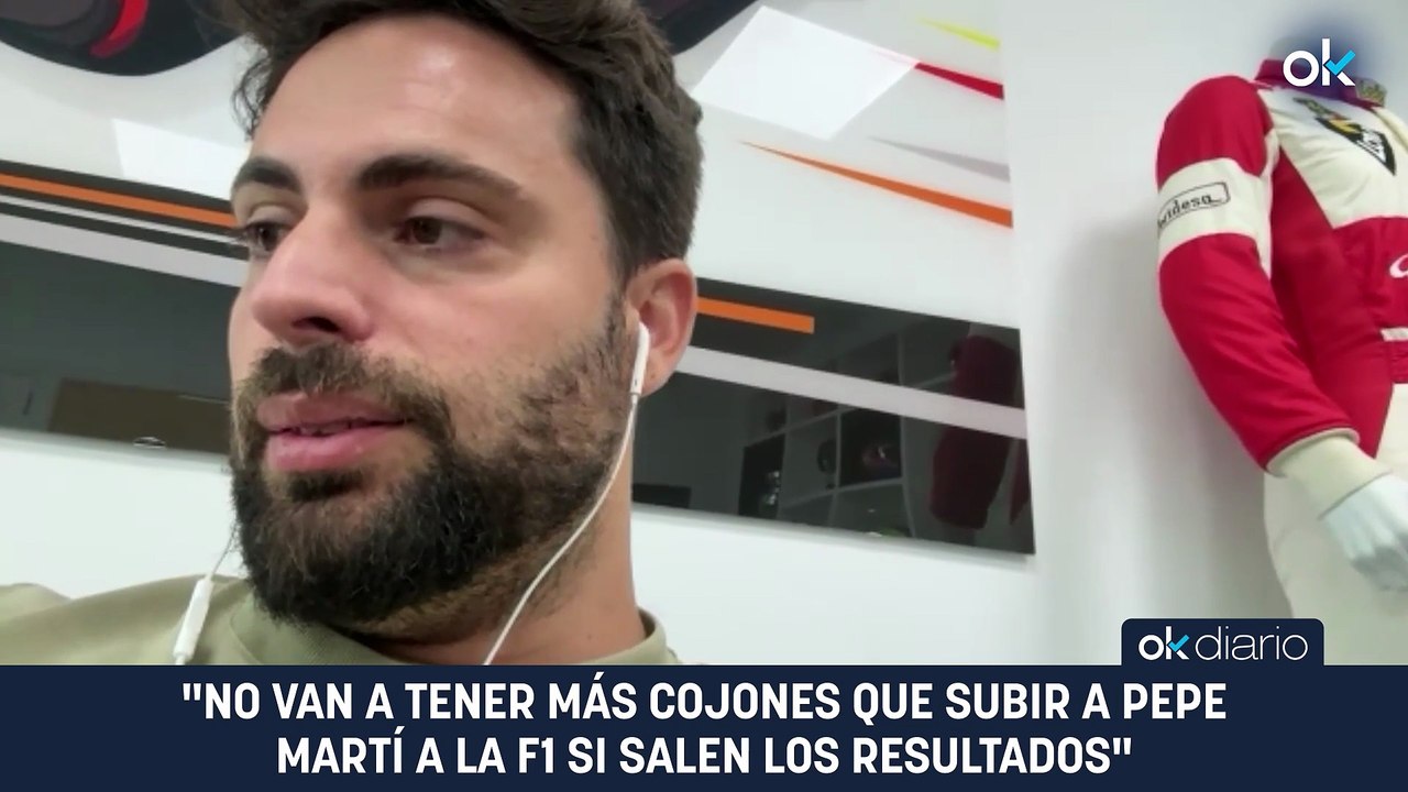 Adrián Campos: "No van a tener más cojones que subir a Pepe Martí a la F1 si salen los resultados"