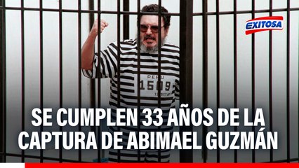 Se cumplen 33 años de la captura de Abimael Guzmán